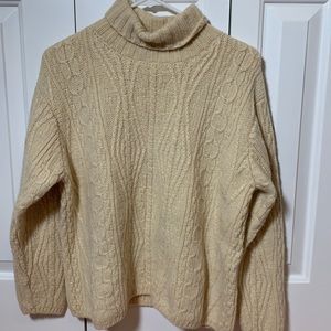 L.L. Bean Ladies Irish Fisherman’s Sweater